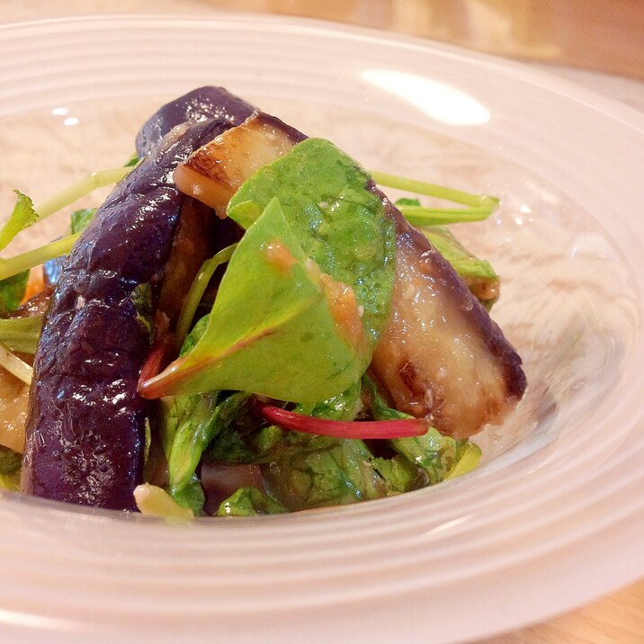 秋茄子ときのこのサラダ仕立て レシピ 作り方 By そらこ21 楽天レシピ